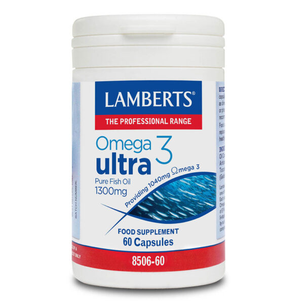 Lamberts Omega 3 Ultra Pure Fish Oil 1300mg 60 caps