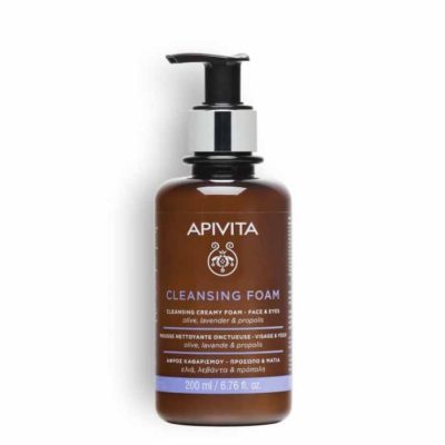 Apivita Cleansing Foam Face & Eyes Αφρός Καθαρισμού για Πρόσωπο & Μάτια