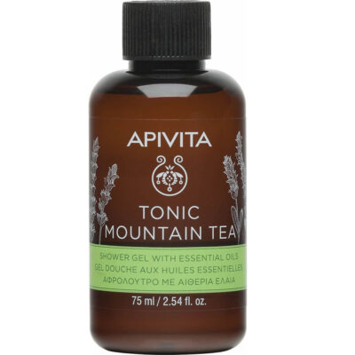 Apivita Tonic Mountain Tea Αφρόλουτρο με Περγαμόντο & Πράσινο Τσάι