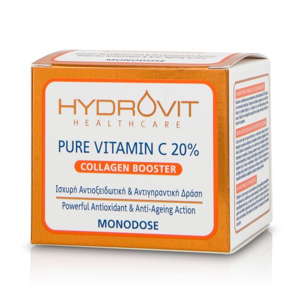 Hydrovit Pure Vitamin C 20% Collagen Booster Monodose Ορός Αντιγήρανσης Προσώπου