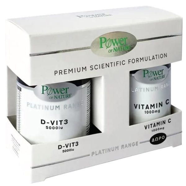 Power Health Classics Platinum Range Vitamin D-Vit3 5000iu & Vitamin C 1000mg