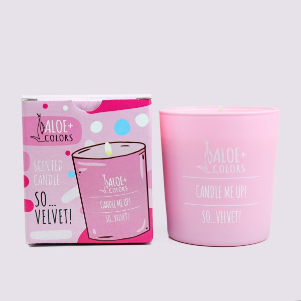 Aloe+ Colors Scented Soy Candle So Velvet