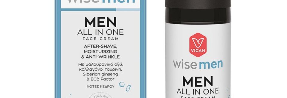 Vican Wise Men All in One After Shave & All Day Face Cream 50ml