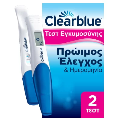 Clearblue Combo Pack Pregnancy's Test Πρώιμος Έλεγχος & Ημερομηνία Τεστ Εγκυμοσύνης
