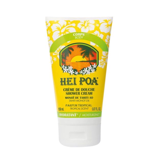 Hei Poa Shower Cream Monoi Tiare Κρεμώδες Αφρόλουτρο με Άρωμα απο Άνθη Tiare