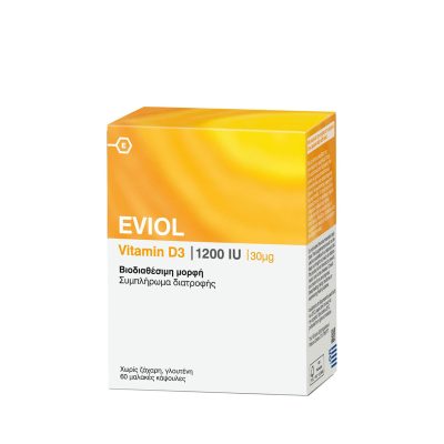 Eviol Vitamin D3 1200iu 30mcg 60 Caps