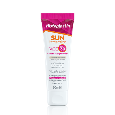 Histoplastin Sun Protection Tinted Face Cream to Powder SPF30