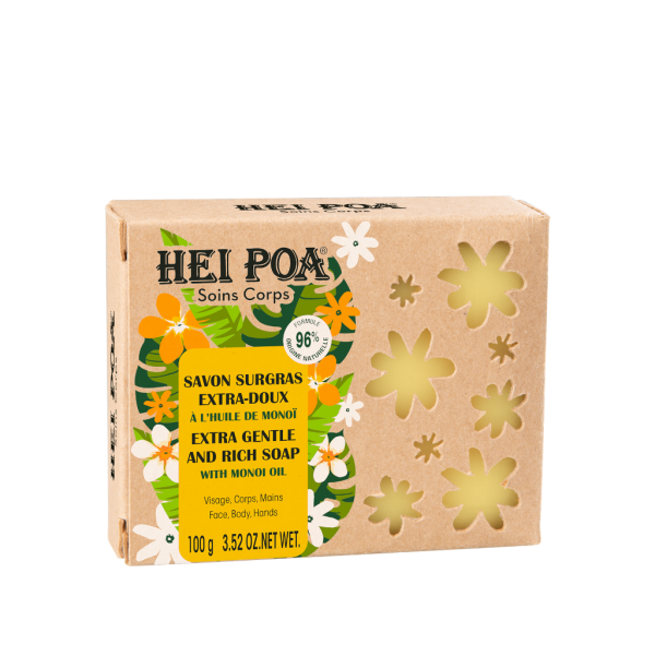 Hei Poa Extra Gentle & Rich Soap Monoi Oil