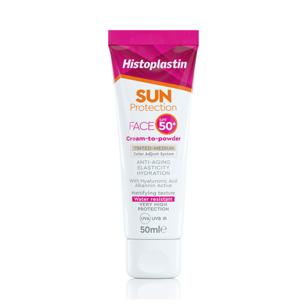 Histoplastin Sun Protection Tinted Face Cream to Powder SPF50+