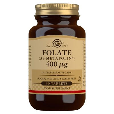 Solgar Folate As Metafolin 400mg Φολικό Οξύ