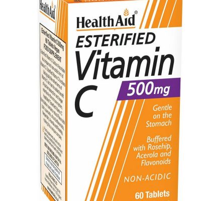 Health Aid Esterified Vitamin C Balanced & Non-Acidic 500mg 60 tabs
