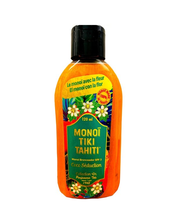 Monoi Tiki Tahiti Coco Seduction Spf 3 Λάδι Μαυρίσματος Ιριδίζον Με Άρωμα Καρύδα