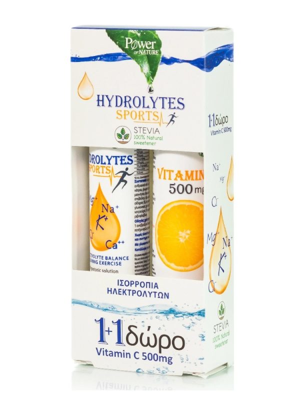 Power Of Nature Hydrolytes Sports with Stevia & Vitamin C 500mg