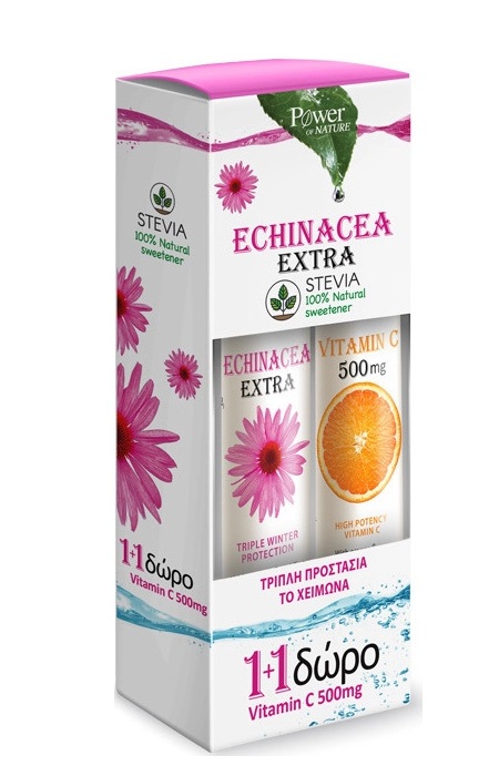 Power Of Nature Echinacea Extra 24 eff.tabs & Vitamin C 20 eff.tabs