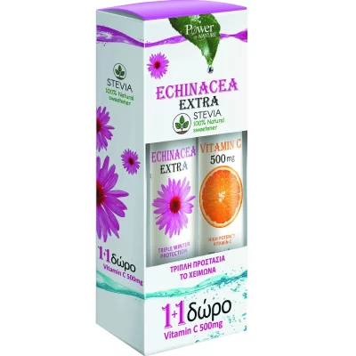 Power Of Nature Echinacea Extra & Vitamin C 500mg