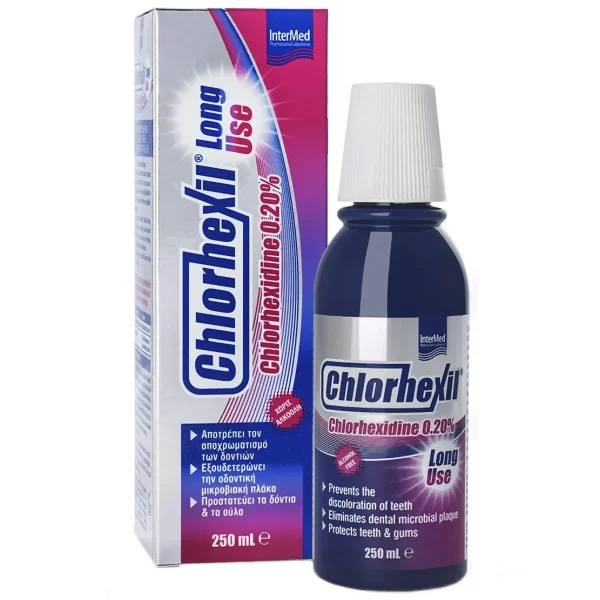Intermed Chlorhexil 0.20% Long Use Mouthwash Στοματικό Διάλυμα κατά της Πλάκας