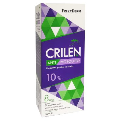 Frezyderm Crilen Anti Mosquito 10% Εντομοαπωθητικό Γαλάκτωμα