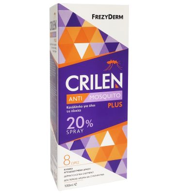 Frezyderm Crilen Anti Mosquito Plus 20% Εντομοαπωθητικό Σπρέι