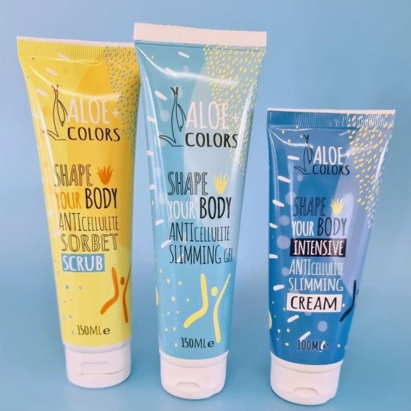 Aloe+ Colors Shape Your Body Set With Sliming Cream 100ml Sorbet Scrub 150ml Slimming Gel 150ml