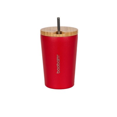 Boobam Cup Lite Red Ποτήρι Θερμός
