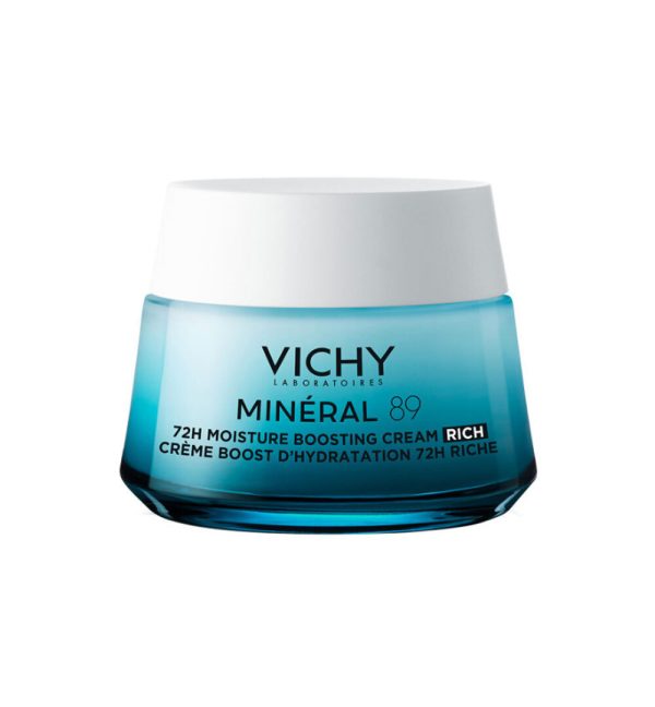 Vichy Mineral 89 Rich Booster Cream Ενυδατική & Συσφικτική Κρέμα Προσώπου Με Πλούσια Υφή