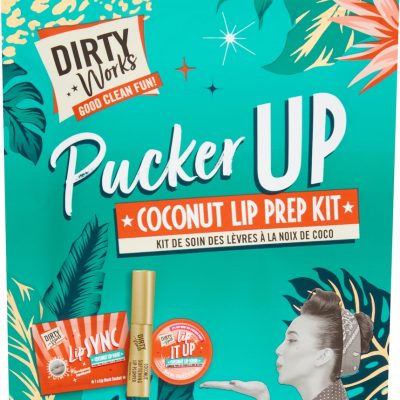 Dirty Works Pucker Up Coconut Lip Prep Kit