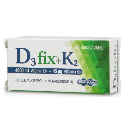 Uni-Pharma D3 Fix 4000iu + K2 45mg 60caps