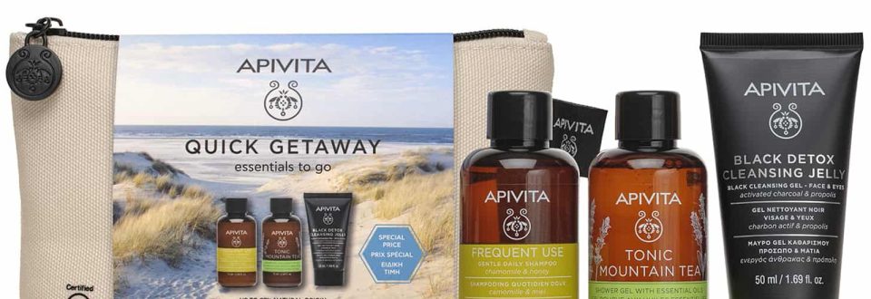 Apivita Set Quick Getway Essentials to Go & Νεσεσέρ