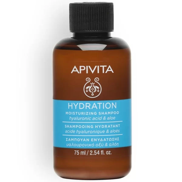 Apivita Hydration Moisturizing Shampoo with Hyaluronic Acid & Aloe