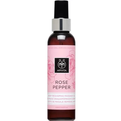 Apivita Rose Pepper Body Reshaping Masage Oil
