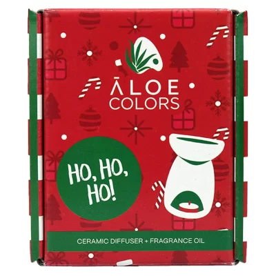Aloe Colors Promo Ho Ho Ho Ceramic Diffuser & Fragrance Oil