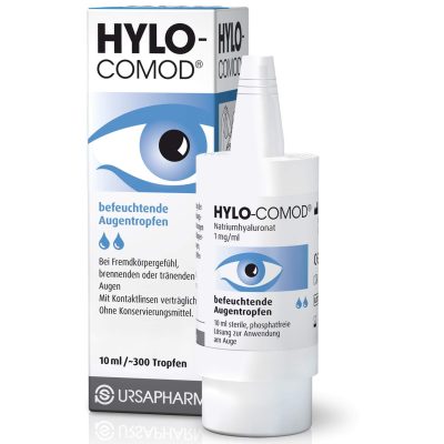 Ursapharm Hylo Comod Οφθαλμικές Σταγόνες με Υαλουρονικό Οξύ για Ξηροφθαλμία