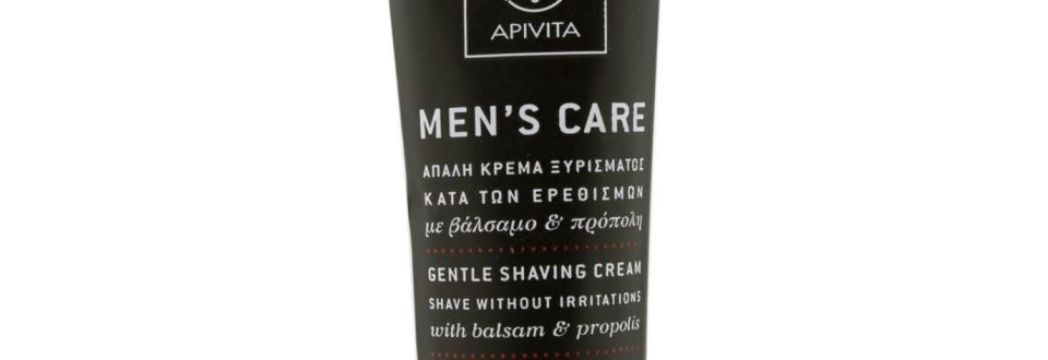 Apivita Mens Care Gentle Shaving Cream With Balsam & Propolis