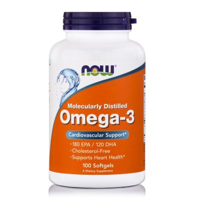 Now Foods Omega-3 1000mg Συμπλήρωμα Διατροφής Ωμέγα-3